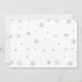 シュガープラムフェアリー クリスマス バースデー フォト サンクス サンキューカード (裏面)