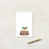 シュガープラムプディングクリスマスクリスマスグルメポストイット ポストイット (デスク上)