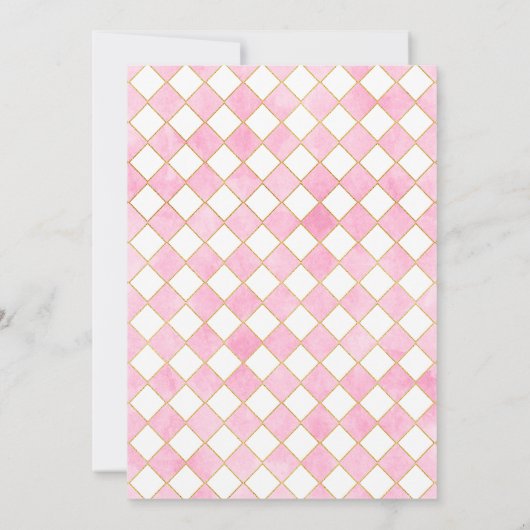 シュガープラム妖精くるみクラッカーランドの甘い誕生日 招待状 (裏面)