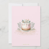 シュガープラム妖精くるみ割りガールバースデーパーティー 招待状 (裏面)