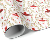 シュガープラム妖精くるみ割りクリスマス ラッピングペーパー (ロールコーナー)