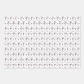 シュガープラム妖精のビジョンくるみ割りギフトラップ ラッピングペーパーシート (正面2)