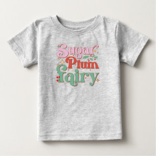 シュガープラム妖精クリスマスかわいい ベビーTシャツ