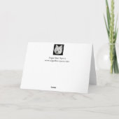 シュガーベアースリーピンググリーティングカード カード (裏面)