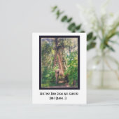 シュガーミルガーデンハガキからの挨拶 ポストカード (スタンド正面)