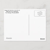 シュガーミルガーデンハガキからの挨拶 ポストカード (裏面)