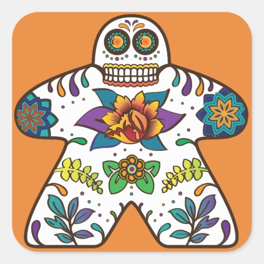 シュガーミールステッカー スクエアシール (正面)