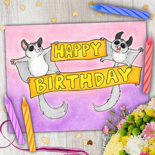 シュガーライダーのお誕生日おめでとう ポストカード