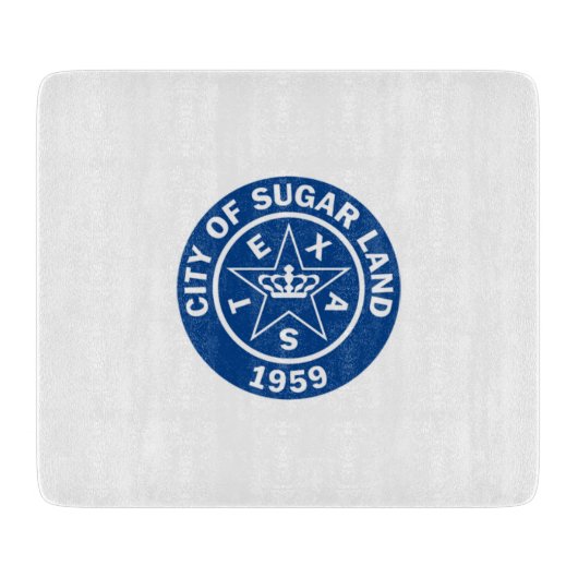 シュガーランドの封印(テキサス州) カッティングボード (正面)