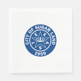 シュガーランドの封印(テキサス州) スタンダードランチョンナプキン
