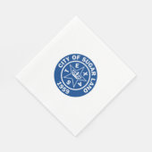 シュガーランドの封印(テキサス州) スタンダードランチョンナプキン (角)