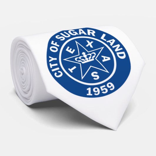 シュガーランドの封印(テキサス州) ネクタイ (ロール)