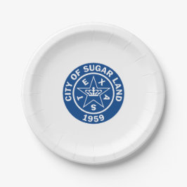 シュガーランドの封印(テキサス州) ペーパープレート