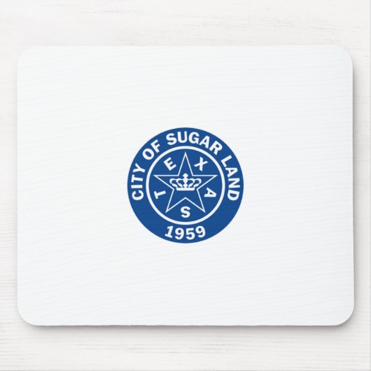 シュガーランドの封印(テキサス州) マウスパッド (正面)