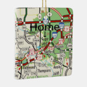 シュガーランドTXマップ セラミックオーナメント (右)
