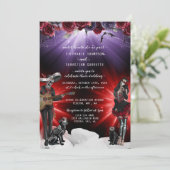 シュガー不気味スカルハロウィン結婚ズ 招待状 (スタンド正面)