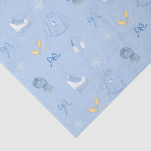 シュガー&アイス姿スケートアイススケートウィンターブルー 薄葉紙 (詳細)