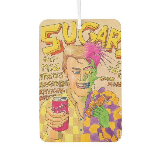 シュガー！ カーエアーフレッシュナー (正面)