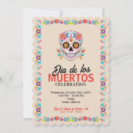 シュガー スカル ディア デ ロス ムエルトス 死者の日 招待状