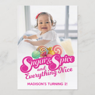 シュガー＆スパイスの招待状 招待状