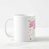 シュガー&スパイスオールピンク&金ゴールドコーヒーマグ コーヒーマグカップ (左)