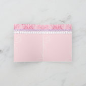 シュガー&スパイスガールベビーありがとう サンキューカード (内部)