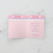 シュガー&スパイスガールベビーシャワー招待状 招待状 (内部)