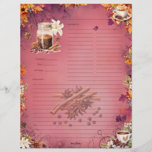 シュガー&スパイスフルページレシピ (正面)