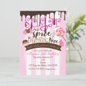 シュガー スパイス エブリシング ナイス パーティーの招待状 招待状 (スタンド正面)