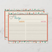 シュガー＆スパイス レシピ カード (正面/裏面)