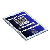 シュガー・パパ、私は取引かわいらし中 ノートブック (右側)