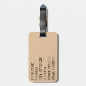 シュガー！ ラゲッジタグ (裏面縦)