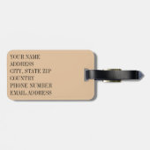 シュガー！ ラゲッジタグ (裏面横)