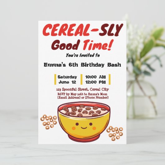 シュガー ラッシュとスウィート サプライズ: セレブレーション パーティー 招待状 (スタンド正面)