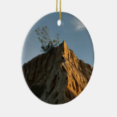 シュクラッグラートリーパインatサンセットカリフォルニアコースト セラミックオーナメント (右)
