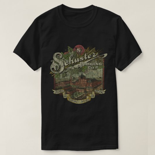 シュスターブルーイング株式会社1871 Tシャツ (デザイン正面)
