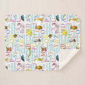 シュス博士のABCパターン（単語あり） シェルパブランケット (正面(横))