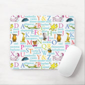 シュス博士のABCパターン（単語あり） マウスパッド (マウス)
