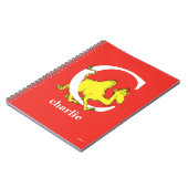 シュス博士のABC:文字C – 白 |名前の追加 ノートブック (左側)