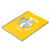 シュス博士のABC:文字E – 白 |名前の追加 ノートブック (左側)