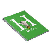 シュス博士のABC:文字H – 白 |名前の追加 ノートブック (右側)