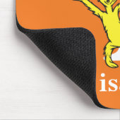 シュス博士のABC:文字I – 白 |名前の追加 マウスパッド (コーナー)