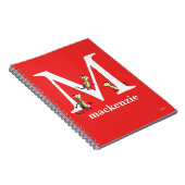 シュス博士のABC:文字M – 白 |名前の追加 ノートブック (右側)