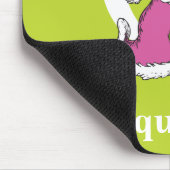 シュス博士のABC:文字Q – 白 |名前の追加 マウスパッド (コーナー)