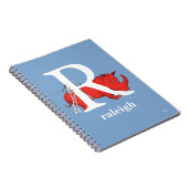 シュス博士のABC:文字R – 白 |名前の追加 ノートブック (右側)