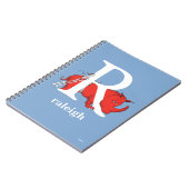 シュス博士のABC:文字R – 白 |名前の追加 ノートブック (左側)