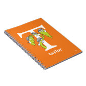 シュス博士のABC:文字T – 白 |名前の追加 ノートブック (右側)