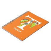 シュス博士のABC:文字T – 白 |名前の追加 ノートブック (左側)