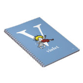 シュス博士のABC:文字V – 白 |名前の追加 ノートブック (右側)