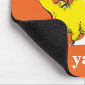 シュス博士のABC:文字Y – 白 |名前の追加 マウスパッド (コーナー)